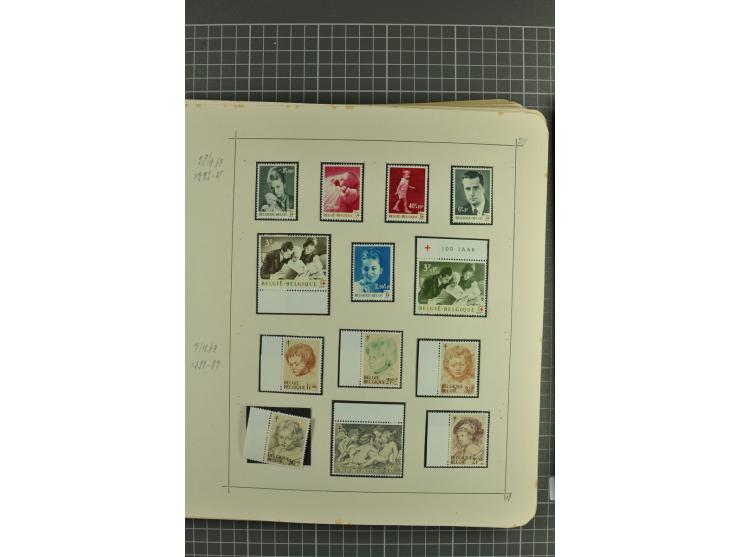 1849/1970, enorm inhaltsreiche Sammlung beginnend mit Mi.-Nr. 1 und 2 mit je über 60 Exemplaren inkl. Paaren und Briefen, des