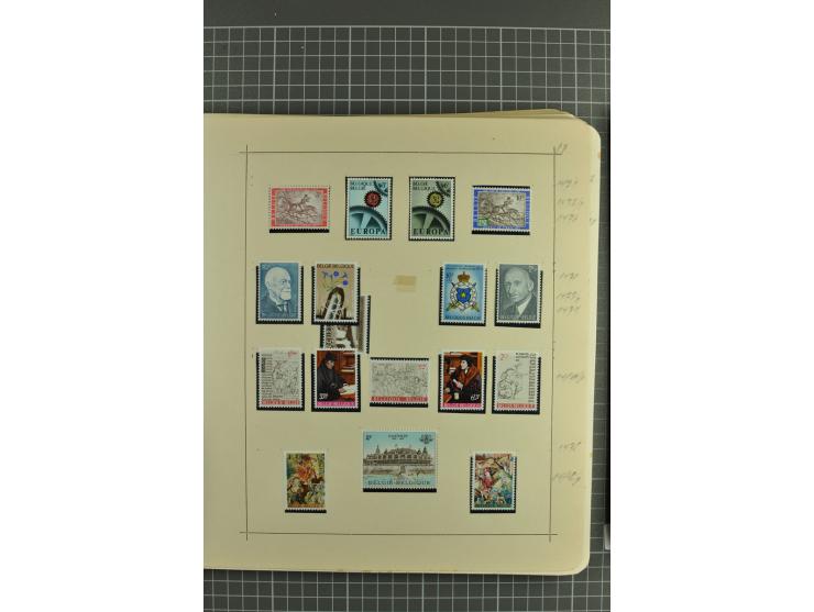 1849/1970, enorm inhaltsreiche Sammlung beginnend mit Mi.-Nr. 1 und 2 mit je über 60 Exemplaren inkl. Paaren und Briefen, des