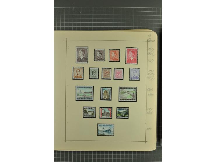 1849/1970, enorm inhaltsreiche Sammlung beginnend mit Mi.-Nr. 1 und 2 mit je über 60 Exemplaren inkl. Paaren und Briefen, des