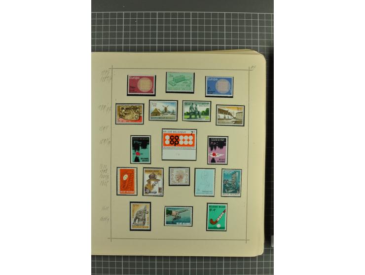 1849/1970, enorm inhaltsreiche Sammlung beginnend mit Mi.-Nr. 1 und 2 mit je über 60 Exemplaren inkl. Paaren und Briefen, des
