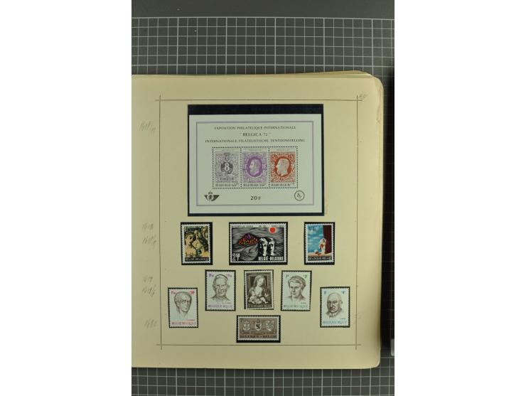 1849/1970, enorm inhaltsreiche Sammlung beginnend mit Mi.-Nr. 1 und 2 mit je über 60 Exemplaren inkl. Paaren und Briefen, des