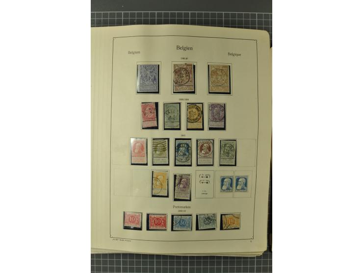 1849/1970, enorm inhaltsreiche Sammlung beginnend mit Mi.-Nr. 1 und 2 mit je über 60 Exemplaren inkl. Paaren und Briefen, des