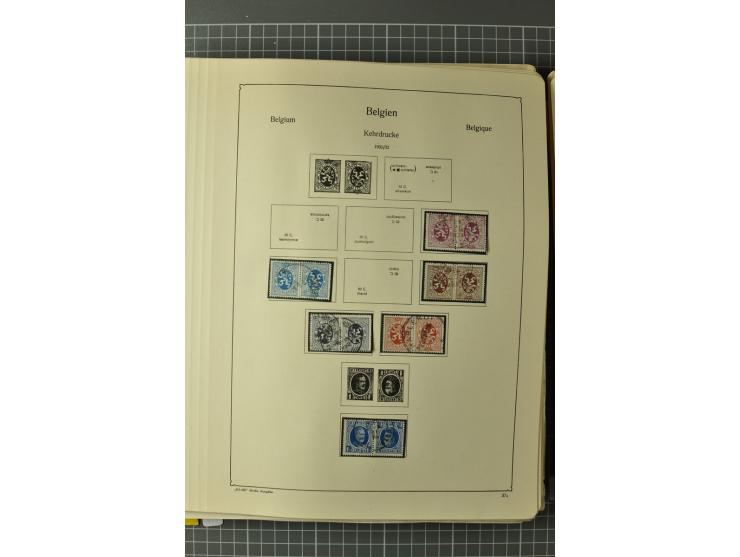1849/1970, enorm inhaltsreiche Sammlung beginnend mit Mi.-Nr. 1 und 2 mit je über 60 Exemplaren inkl. Paaren und Briefen, des