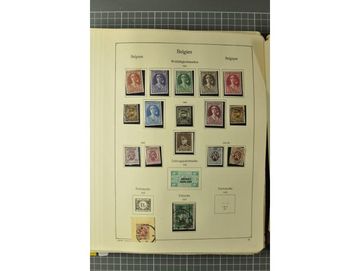 1849/1970, enorm inhaltsreiche Sammlung beginnend mit Mi.-Nr. 1 und 2 mit je über 60 Exemplaren inkl. Paaren und Briefen, des
