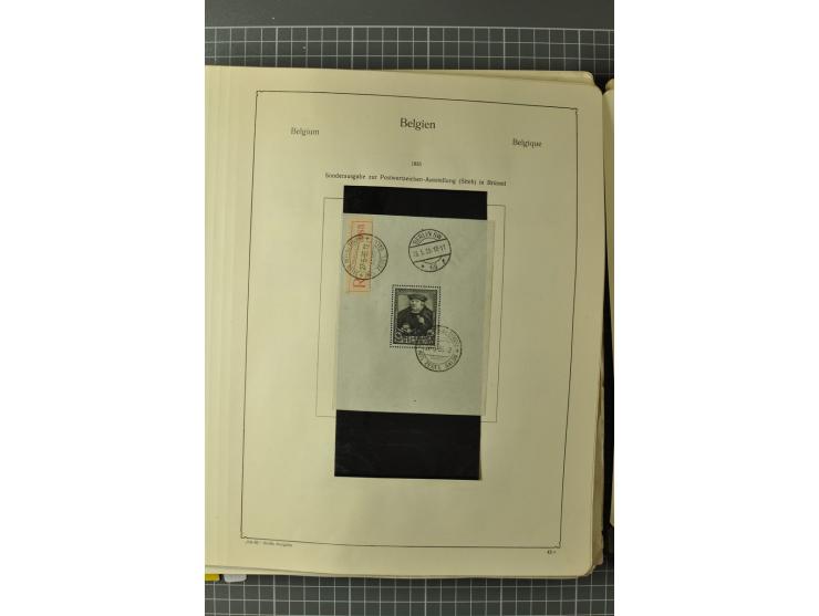 1849/1970, enorm inhaltsreiche Sammlung beginnend mit Mi.-Nr. 1 und 2 mit je über 60 Exemplaren inkl. Paaren und Briefen, des