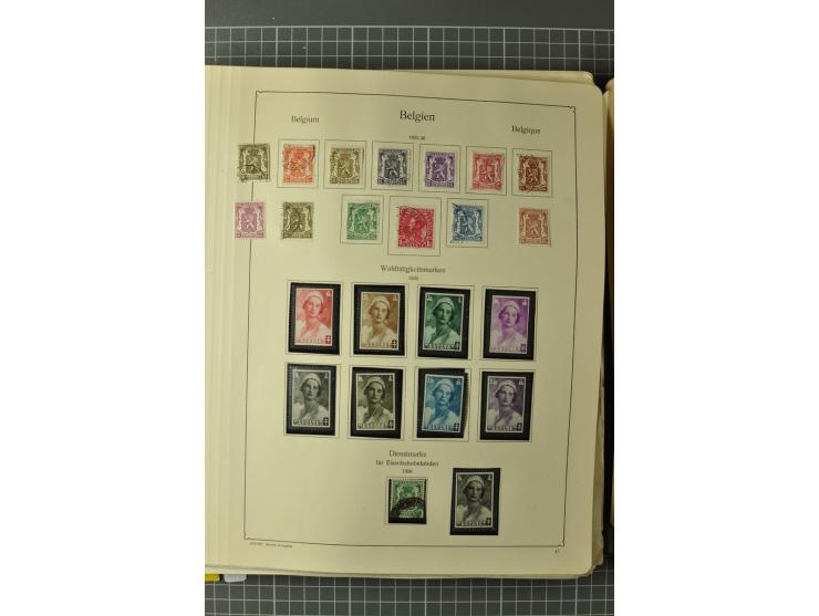 1849/1970, enorm inhaltsreiche Sammlung beginnend mit Mi.-Nr. 1 und 2 mit je über 60 Exemplaren inkl. Paaren und Briefen, des