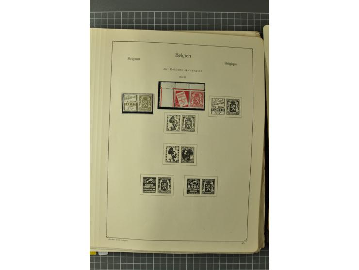 1849/1970, enorm inhaltsreiche Sammlung beginnend mit Mi.-Nr. 1 und 2 mit je über 60 Exemplaren inkl. Paaren und Briefen, des