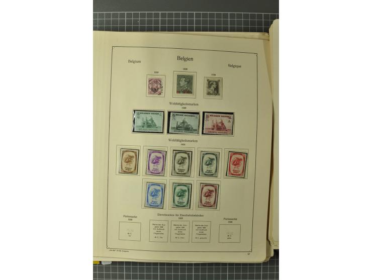 1849/1970, enorm inhaltsreiche Sammlung beginnend mit Mi.-Nr. 1 und 2 mit je über 60 Exemplaren inkl. Paaren und Briefen, des