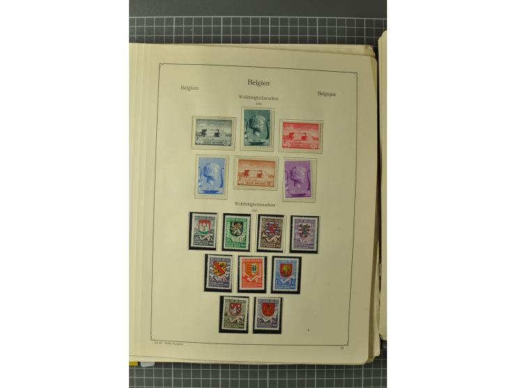 1849/1970, enorm inhaltsreiche Sammlung beginnend mit Mi.-Nr. 1 und 2 mit je über 60 Exemplaren inkl. Paaren und Briefen, des