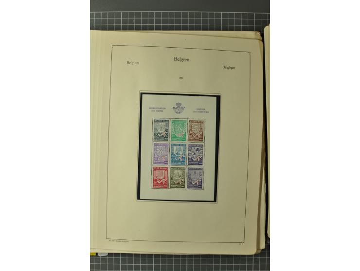 1849/1970, enorm inhaltsreiche Sammlung beginnend mit Mi.-Nr. 1 und 2 mit je über 60 Exemplaren inkl. Paaren und Briefen, des