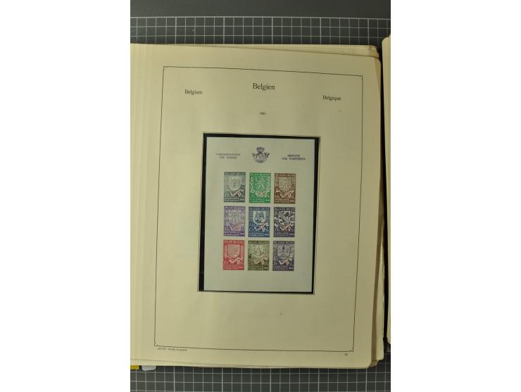 1849/1970, enorm inhaltsreiche Sammlung beginnend mit Mi.-Nr. 1 und 2 mit je über 60 Exemplaren inkl. Paaren und Briefen, des