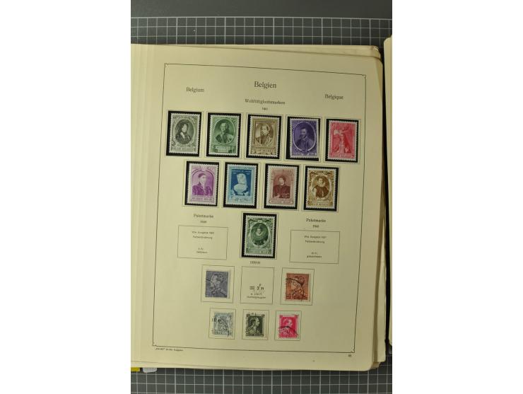 1849/1970, enorm inhaltsreiche Sammlung beginnend mit Mi.-Nr. 1 und 2 mit je über 60 Exemplaren inkl. Paaren und Briefen, des