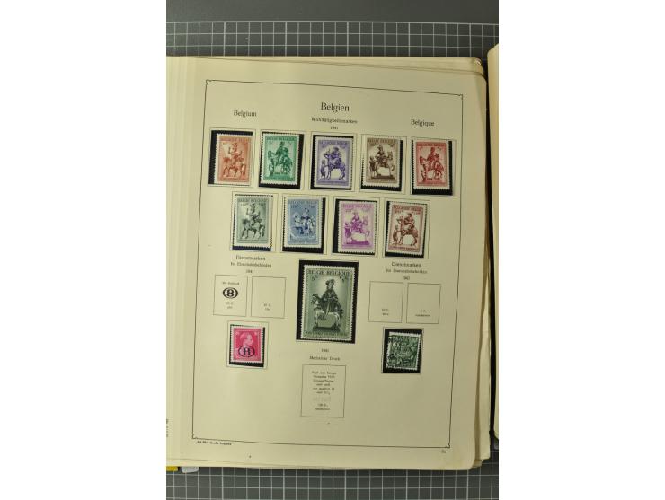 1849/1970, enorm inhaltsreiche Sammlung beginnend mit Mi.-Nr. 1 und 2 mit je über 60 Exemplaren inkl. Paaren und Briefen, des