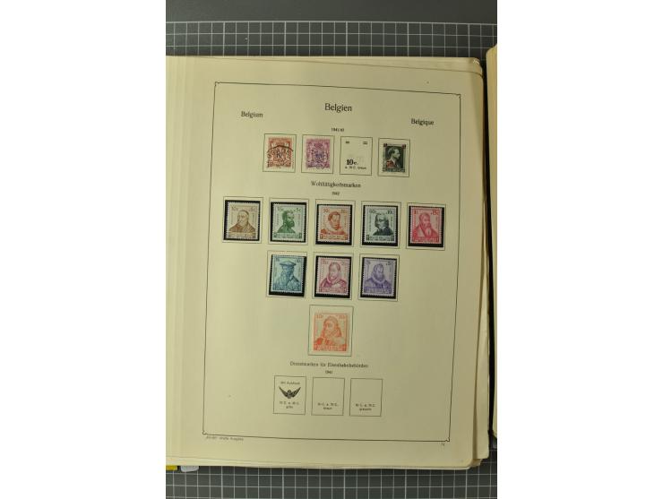 1849/1970, enorm inhaltsreiche Sammlung beginnend mit Mi.-Nr. 1 und 2 mit je über 60 Exemplaren inkl. Paaren und Briefen, des