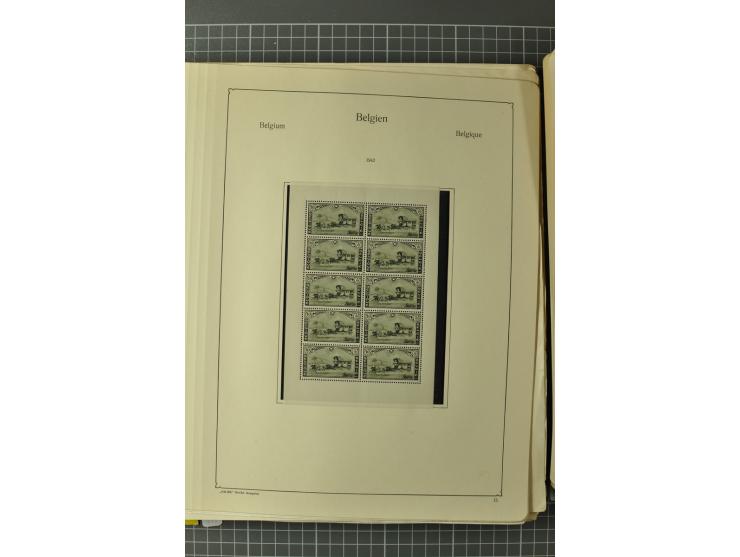1849/1970, enorm inhaltsreiche Sammlung beginnend mit Mi.-Nr. 1 und 2 mit je über 60 Exemplaren inkl. Paaren und Briefen, des