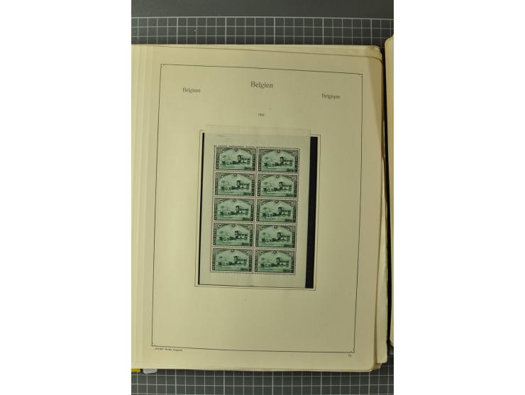 1849/1970, enorm inhaltsreiche Sammlung beginnend mit Mi.-Nr. 1 und 2 mit je über 60 Exemplaren inkl. Paaren und Briefen, des