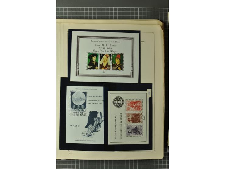 1849/1970, enorm inhaltsreiche Sammlung beginnend mit Mi.-Nr. 1 und 2 mit je über 60 Exemplaren inkl. Paaren und Briefen, des