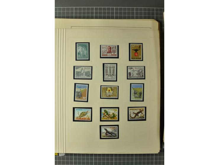 1849/1970, enorm inhaltsreiche Sammlung beginnend mit Mi.-Nr. 1 und 2 mit je über 60 Exemplaren inkl. Paaren und Briefen, des