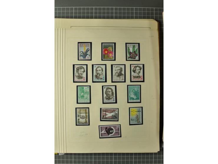 1849/1970, enorm inhaltsreiche Sammlung beginnend mit Mi.-Nr. 1 und 2 mit je über 60 Exemplaren inkl. Paaren und Briefen, des