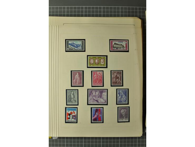 1849/1970, enorm inhaltsreiche Sammlung beginnend mit Mi.-Nr. 1 und 2 mit je über 60 Exemplaren inkl. Paaren und Briefen, des