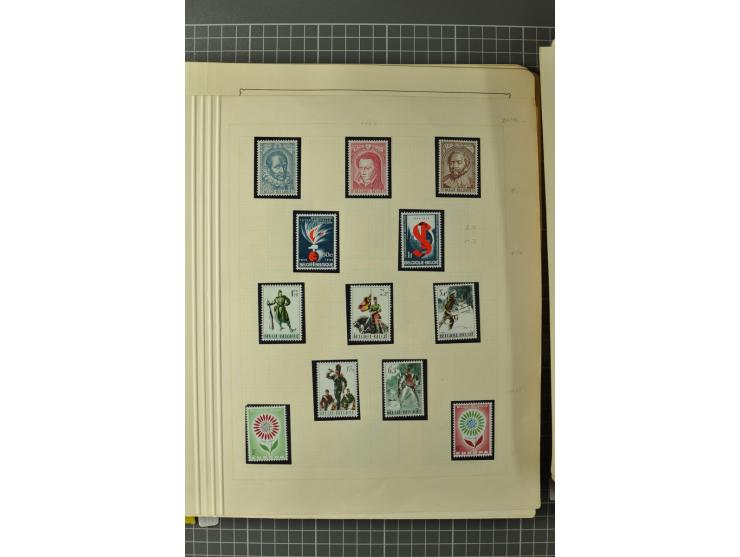 1849/1970, enorm inhaltsreiche Sammlung beginnend mit Mi.-Nr. 1 und 2 mit je über 60 Exemplaren inkl. Paaren und Briefen, des