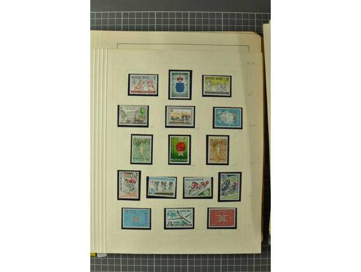 1849/1970, enorm inhaltsreiche Sammlung beginnend mit Mi.-Nr. 1 und 2 mit je über 60 Exemplaren inkl. Paaren und Briefen, des