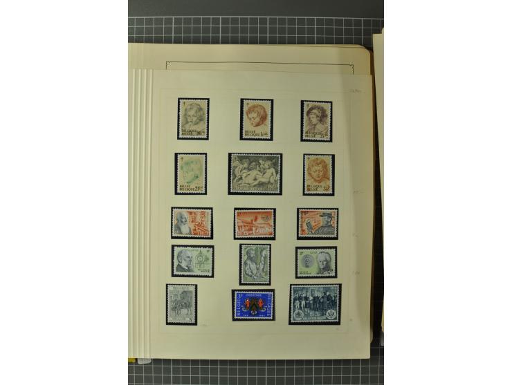 1849/1970, enorm inhaltsreiche Sammlung beginnend mit Mi.-Nr. 1 und 2 mit je über 60 Exemplaren inkl. Paaren und Briefen, des