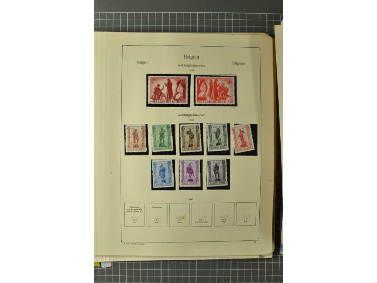 1849/1970, enorm inhaltsreiche Sammlung beginnend mit Mi.-Nr. 1 und 2 mit je über 60 Exemplaren inkl. Paaren und Briefen, des