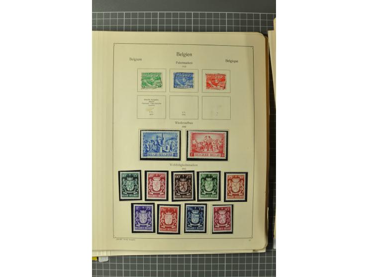 1849/1970, enorm inhaltsreiche Sammlung beginnend mit Mi.-Nr. 1 und 2 mit je über 60 Exemplaren inkl. Paaren und Briefen, des