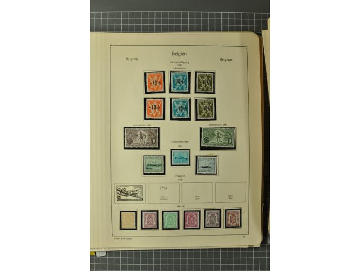 1849/1970, enorm inhaltsreiche Sammlung beginnend mit Mi.-Nr. 1 und 2 mit je über 60 Exemplaren inkl. Paaren und Briefen, des