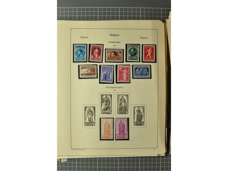 1849/1970, enorm inhaltsreiche Sammlung beginnend mit Mi.-Nr. 1 und 2 mit je über 60 Exemplaren inkl. Paaren und Briefen, des