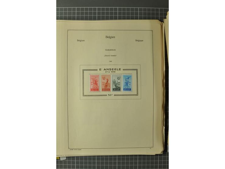 1849/1970, enorm inhaltsreiche Sammlung beginnend mit Mi.-Nr. 1 und 2 mit je über 60 Exemplaren inkl. Paaren und Briefen, des