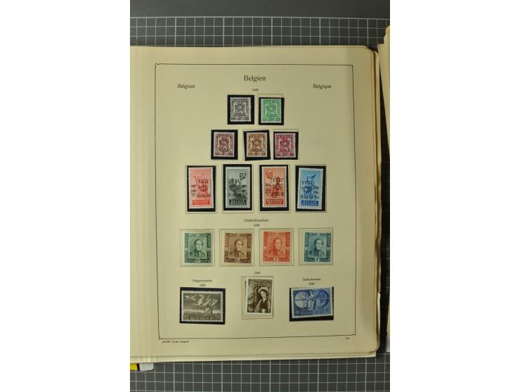 1849/1970, enorm inhaltsreiche Sammlung beginnend mit Mi.-Nr. 1 und 2 mit je über 60 Exemplaren inkl. Paaren und Briefen, des