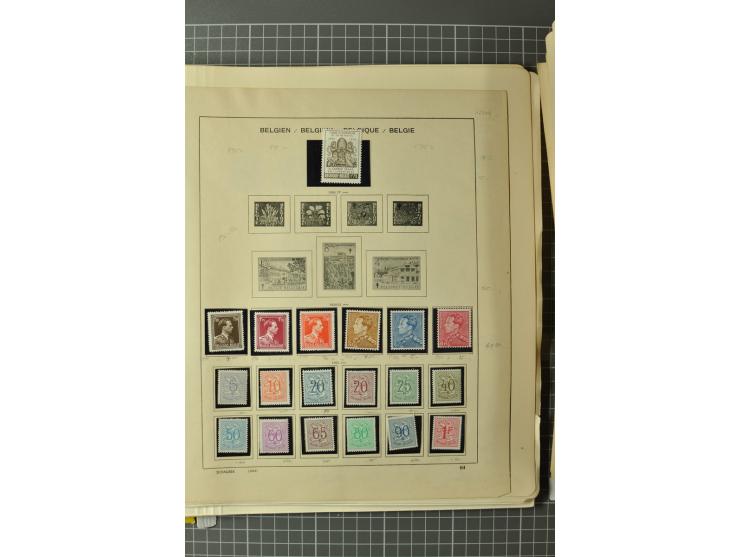 1849/1970, enorm inhaltsreiche Sammlung beginnend mit Mi.-Nr. 1 und 2 mit je über 60 Exemplaren inkl. Paaren und Briefen, des