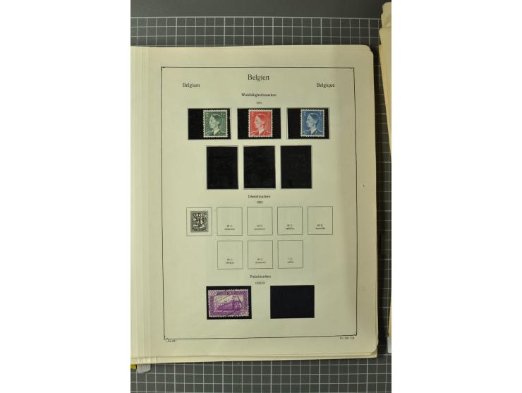 1849/1970, enorm inhaltsreiche Sammlung beginnend mit Mi.-Nr. 1 und 2 mit je über 60 Exemplaren inkl. Paaren und Briefen, des