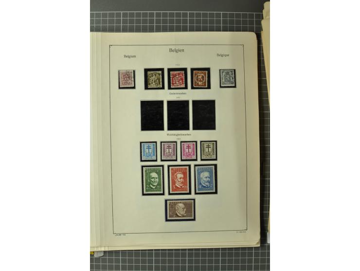 1849/1970, enorm inhaltsreiche Sammlung beginnend mit Mi.-Nr. 1 und 2 mit je über 60 Exemplaren inkl. Paaren und Briefen, des