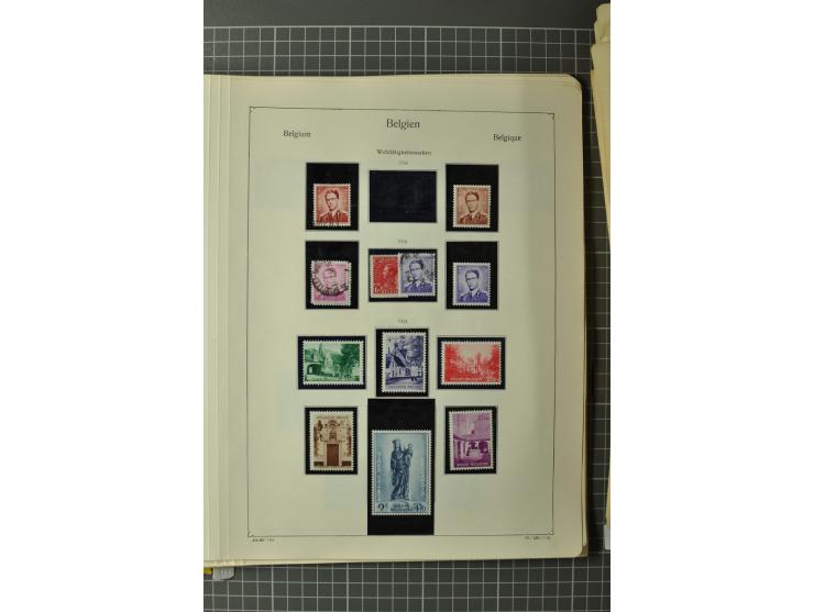 1849/1970, enorm inhaltsreiche Sammlung beginnend mit Mi.-Nr. 1 und 2 mit je über 60 Exemplaren inkl. Paaren und Briefen, des
