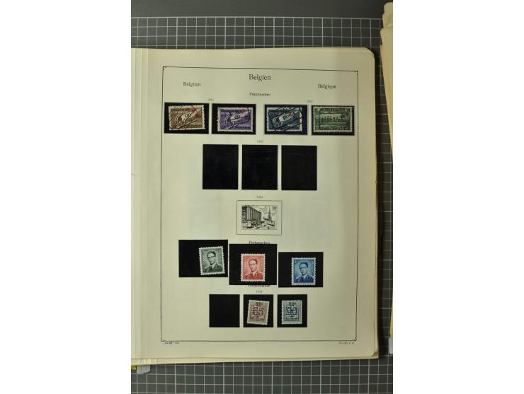 1849/1970, enorm inhaltsreiche Sammlung beginnend mit Mi.-Nr. 1 und 2 mit je über 60 Exemplaren inkl. Paaren und Briefen, des