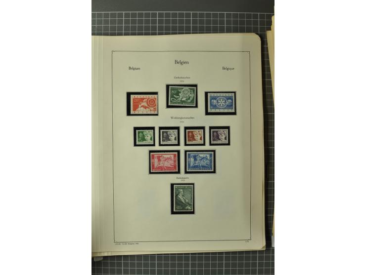 1849/1970, enorm inhaltsreiche Sammlung beginnend mit Mi.-Nr. 1 und 2 mit je über 60 Exemplaren inkl. Paaren und Briefen, des