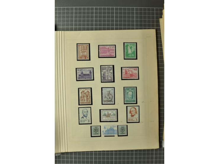 1849/1970, enorm inhaltsreiche Sammlung beginnend mit Mi.-Nr. 1 und 2 mit je über 60 Exemplaren inkl. Paaren und Briefen, des