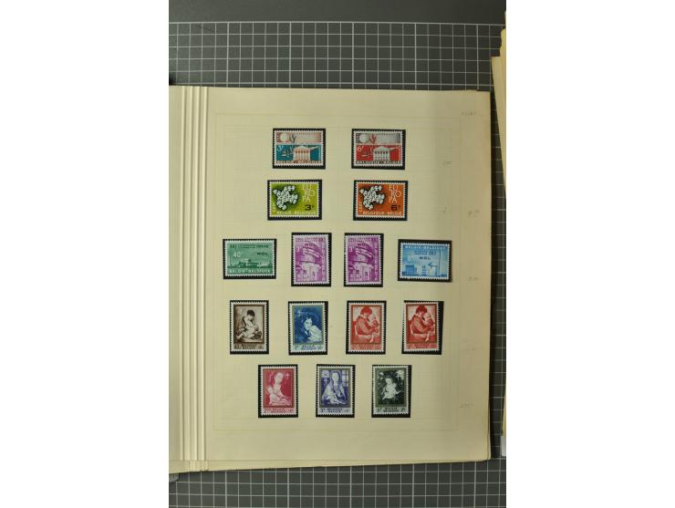 1849/1970, enorm inhaltsreiche Sammlung beginnend mit Mi.-Nr. 1 und 2 mit je über 60 Exemplaren inkl. Paaren und Briefen, des