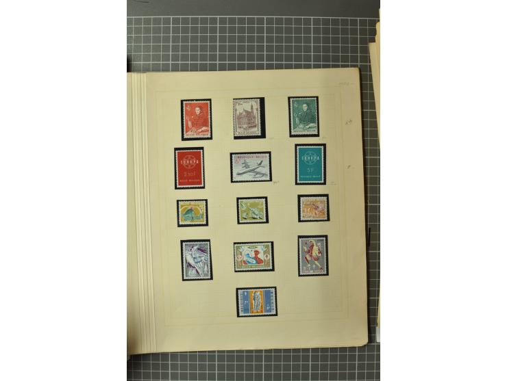 1849/1970, enorm inhaltsreiche Sammlung beginnend mit Mi.-Nr. 1 und 2 mit je über 60 Exemplaren inkl. Paaren und Briefen, des