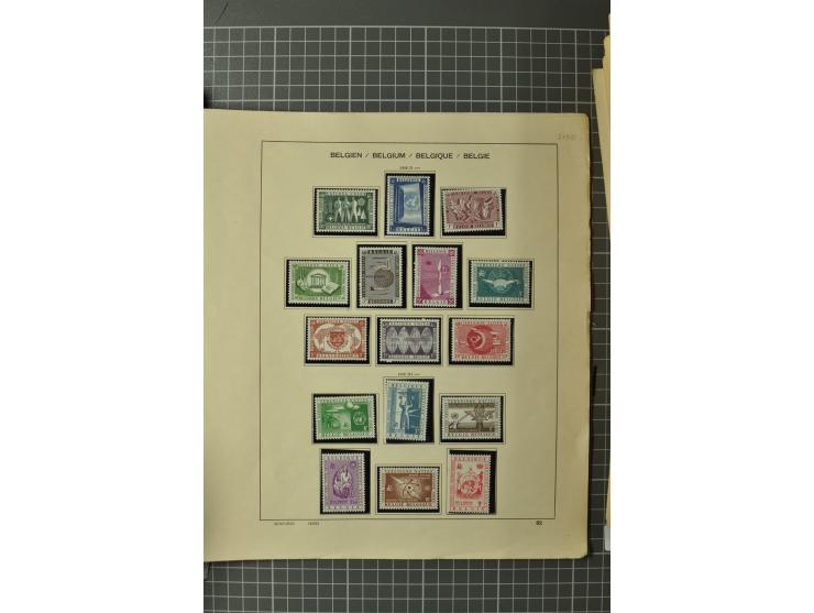 1849/1970, enorm inhaltsreiche Sammlung beginnend mit Mi.-Nr. 1 und 2 mit je über 60 Exemplaren inkl. Paaren und Briefen, des