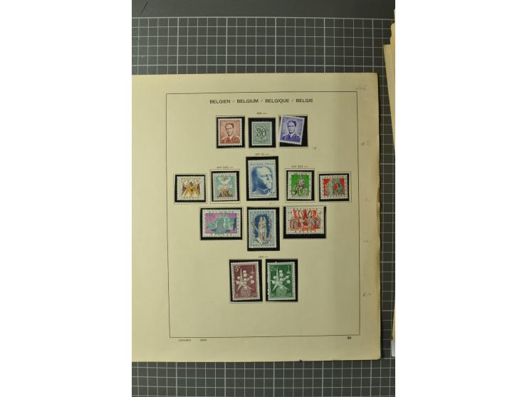 1849/1970, enorm inhaltsreiche Sammlung beginnend mit Mi.-Nr. 1 und 2 mit je über 60 Exemplaren inkl. Paaren und Briefen, des