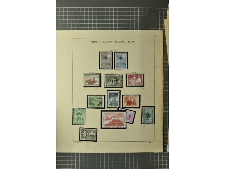1849/1970, enorm inhaltsreiche Sammlung beginnend mit Mi.-Nr. 1 und 2 mit je über 60 Exemplaren inkl. Paaren und Briefen, des