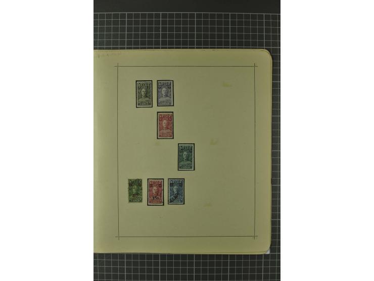 1849/1970, enorm inhaltsreiche Sammlung beginnend mit Mi.-Nr. 1 und 2 mit je über 60 Exemplaren inkl. Paaren und Briefen, des