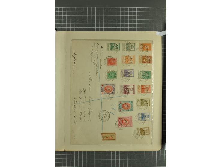 1849/1970, enorm inhaltsreiche Sammlung beginnend mit Mi.-Nr. 1 und 2 mit je über 60 Exemplaren inkl. Paaren und Briefen, des