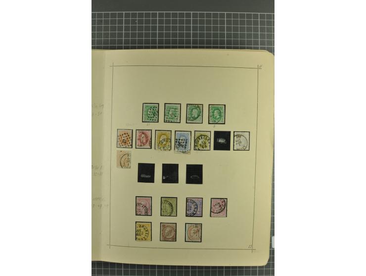 1849/1970, enorm inhaltsreiche Sammlung beginnend mit Mi.-Nr. 1 und 2 mit je über 60 Exemplaren inkl. Paaren und Briefen, des