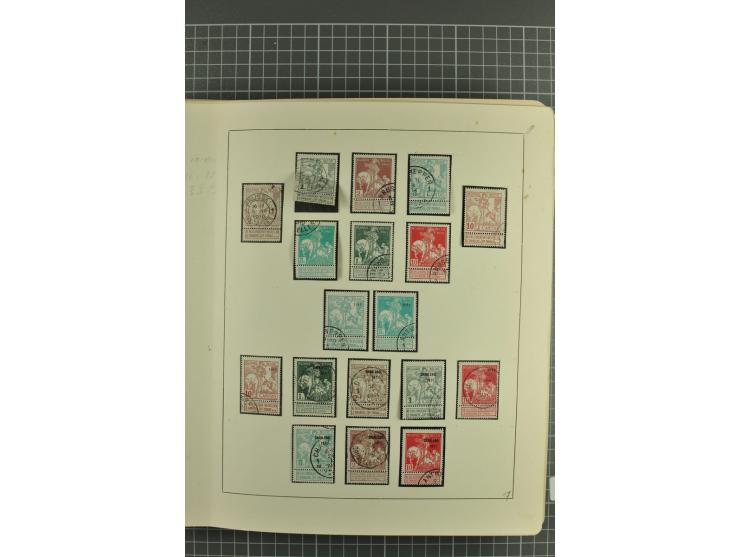 1849/1970, enorm inhaltsreiche Sammlung beginnend mit Mi.-Nr. 1 und 2 mit je über 60 Exemplaren inkl. Paaren und Briefen, des