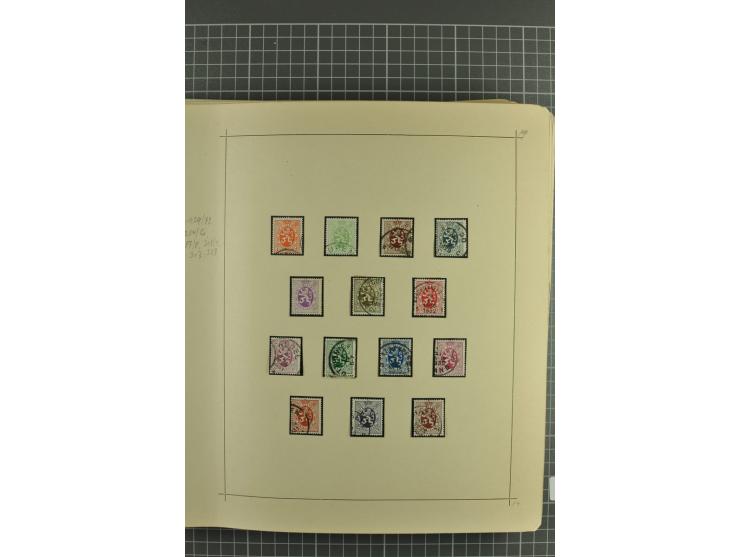 1849/1970, enorm inhaltsreiche Sammlung beginnend mit Mi.-Nr. 1 und 2 mit je über 60 Exemplaren inkl. Paaren und Briefen, des